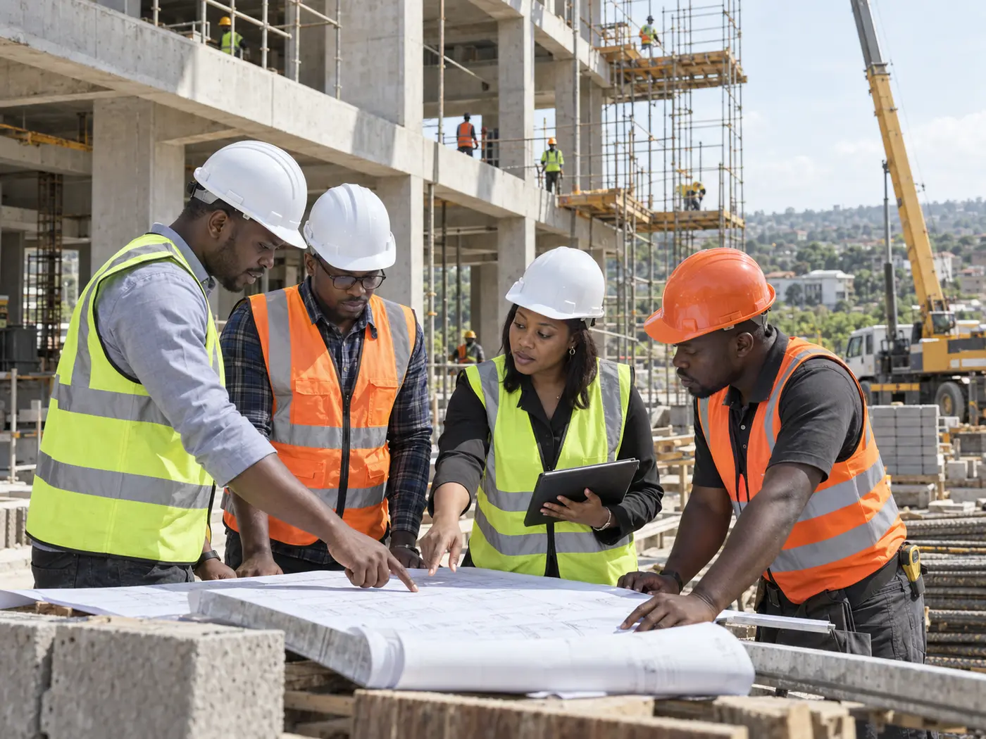 Construction project team
